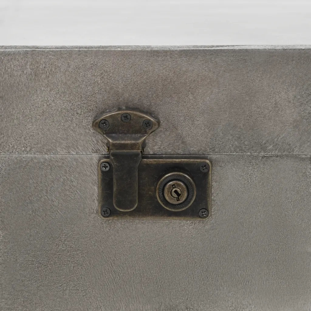 Tavolino da Salotto in MDF e Alluminio 102x51x47,5 cm 245759