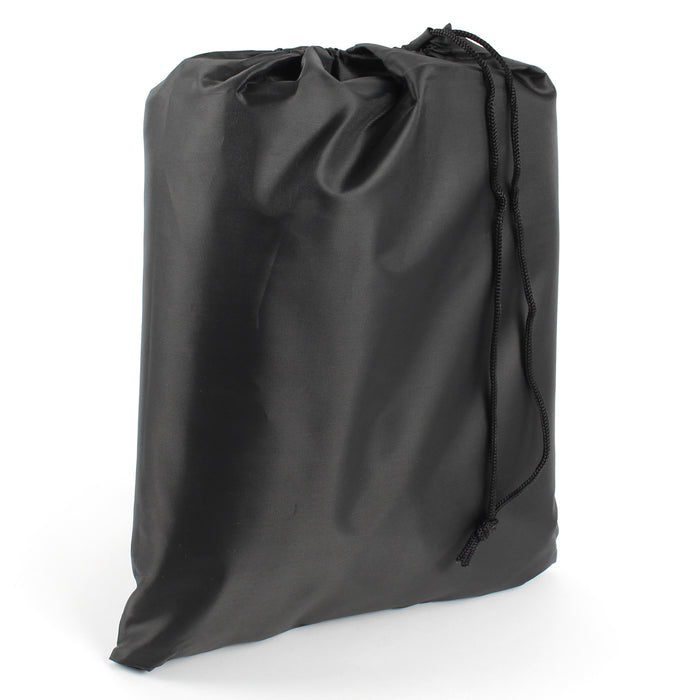 Toboli Telo copri barbecue 132x66x109cm in PVC impermeabile, nero, uso universale, lavabile