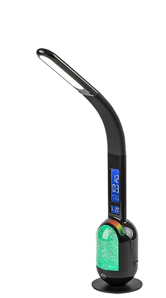 Lampada da tavolo LED RGB ricaricabile nera Figen 5W