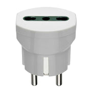 00301.B Adattatore Semplice Sicury + P17/11 Bianco