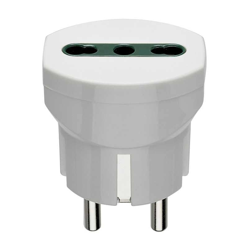 00301.B Adattatore Semplice Sicury + P17/11 Bianco