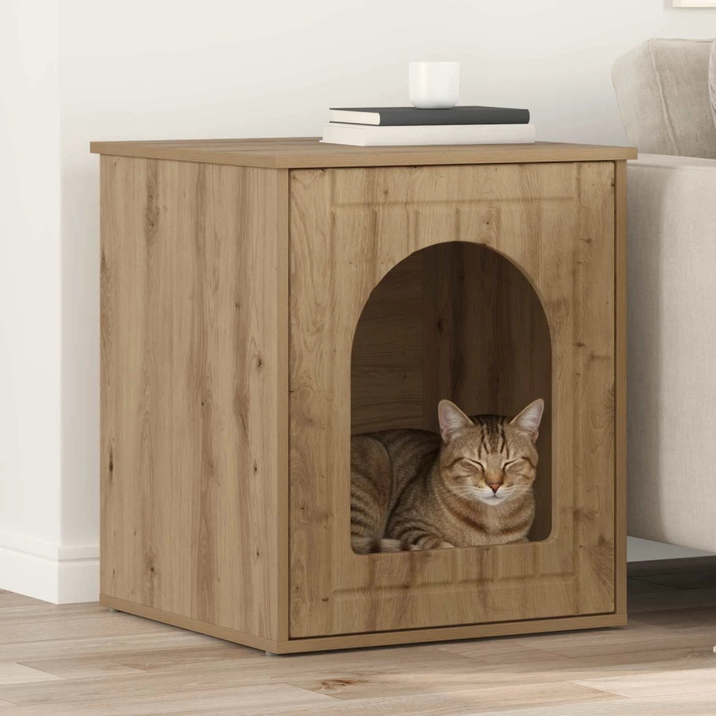 Casa per Gatti Rovere Artigianale 53 x 52 x 62 cm