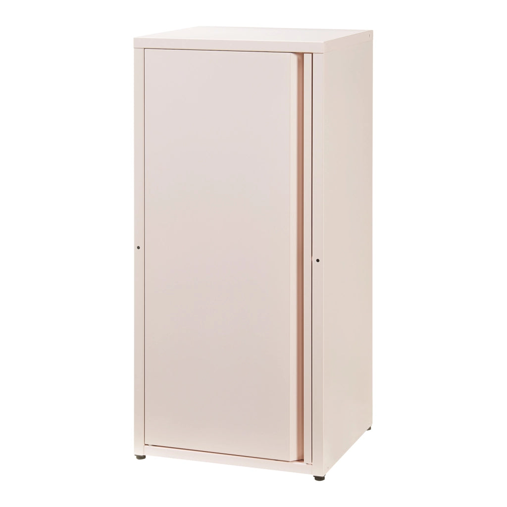 Armadio a Colonna Burlöv in Metallo Mobile per Archivio 88 x 40 x 35 cm Rosa [en.casa]