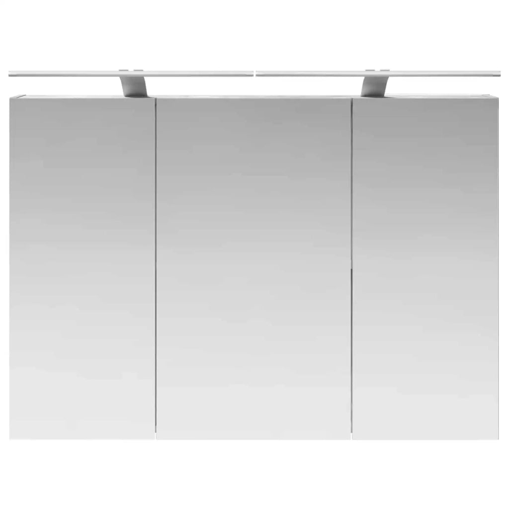 Mobiletto per specchio da bagno con lo scaffale Grigio cemento