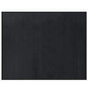 Tappeto del soggiorno | Tappeto Rettangolare Nero 80x100 cm in Bamb¨´