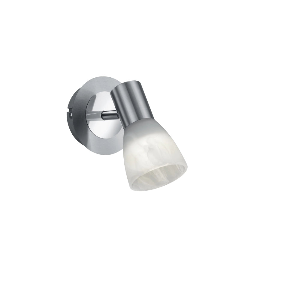 Faretto da Interno a LED in Metallo Nickel Opaco