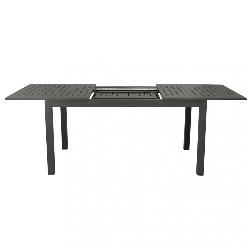 Tavolo Cuba Allungabile 150/210x90x75 h cm in Alluminio Antracite