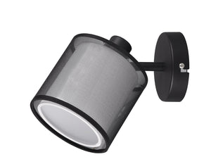 Faretto da Interno Attacco E14 in Metallo Nero Opaco