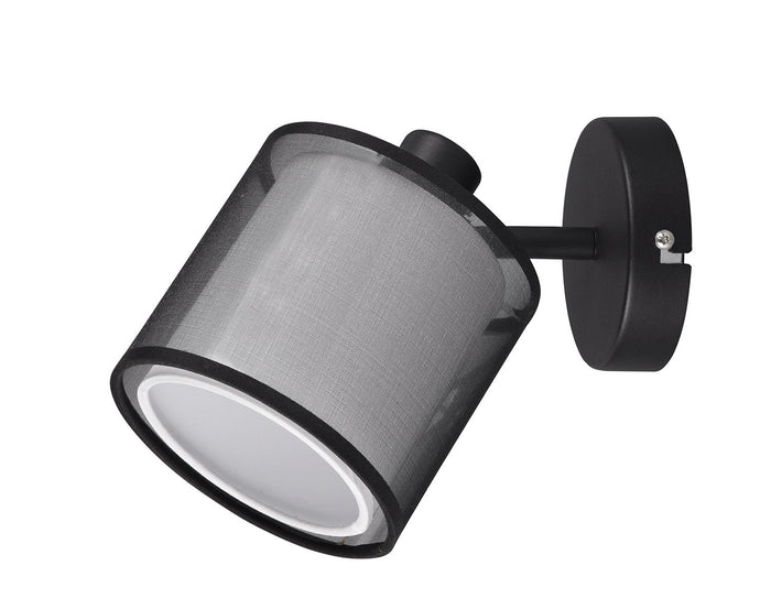 Faretto da Interno Attacco E14 in Metallo Nero Opaco