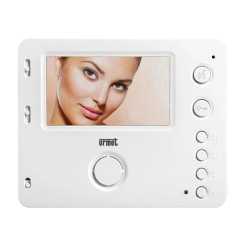 VIDEOCITOFONO VIVAVOCE URMET MÌRO 4,3" SOFT TOUCH, SUPPLEMENTARE PER KIT 2 FILI GAMMA 1722