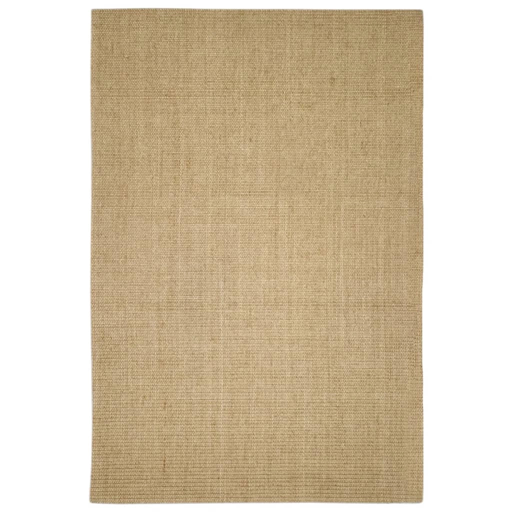 Tappetino tiragraffi in sisal per gatti 100 x 150 cm marrone chiaro 02_0045536