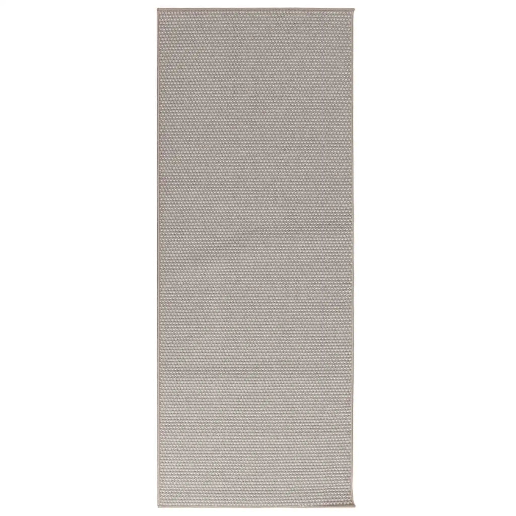 Tappeti per area LUGO Crema e Taupe 150 x 80 cm Poliestere
