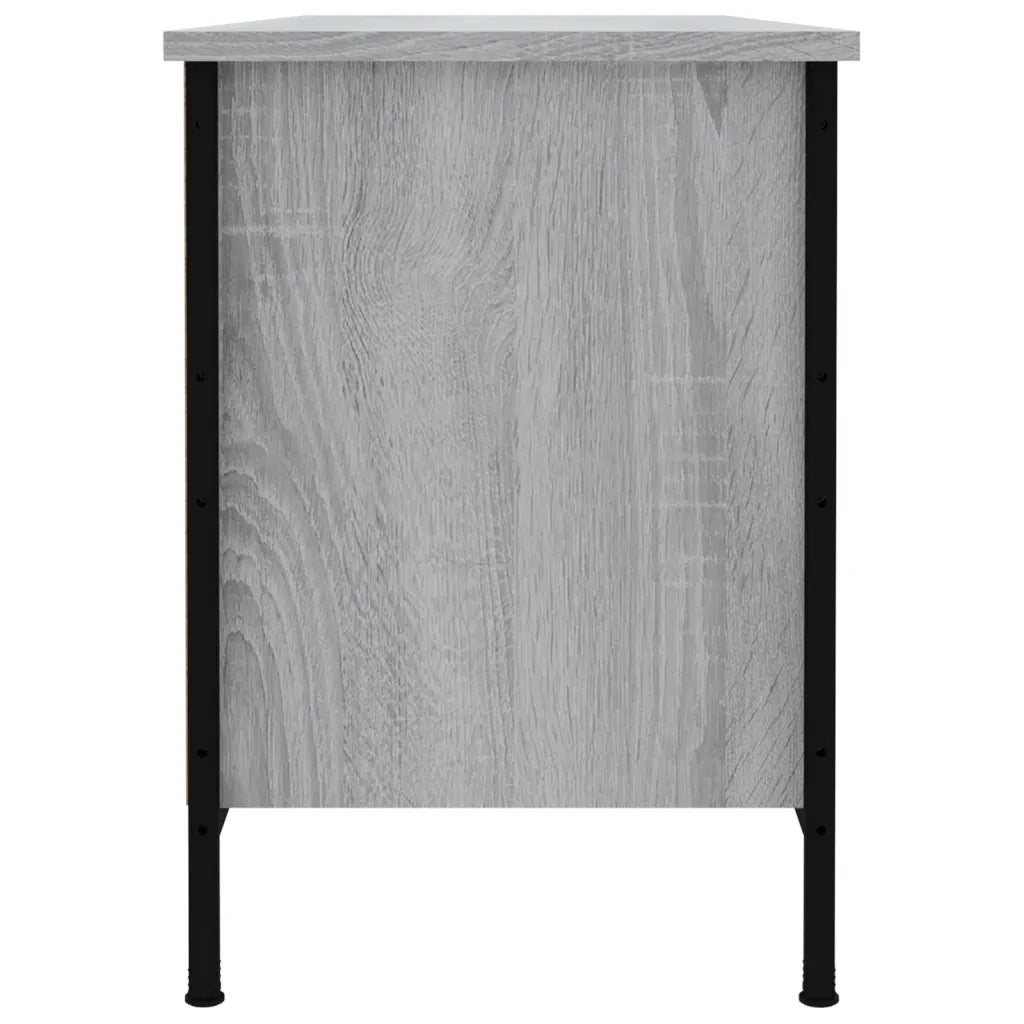 Scarpiera-Scaffale per scarpe Grigio Sonoma 100x35x50 cm in Legno Multistrato