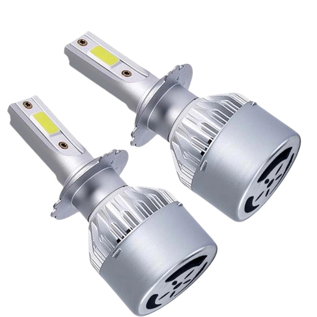 Lotto di 2 lampadine LED C6 H7 24W per faro automobilistico, illuminazione ad alta intensità Argento Avizar