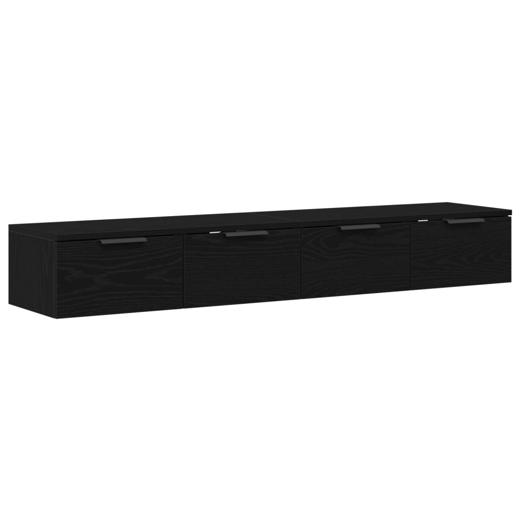 Armadi 2 pcs Quercia Nera 68x30x20 cm Legno Ingegnerizzato