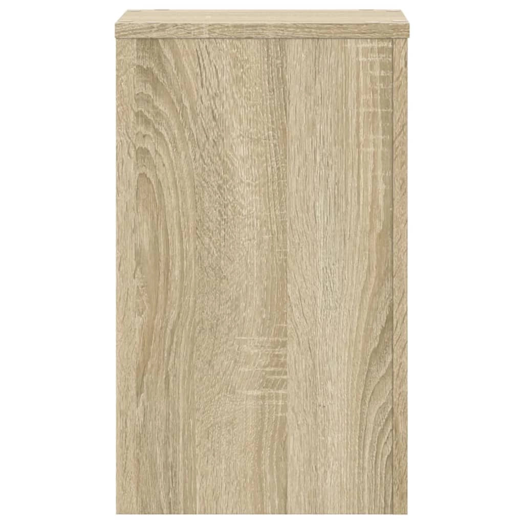 Portavasi mobili per fiori set da 2 legno ingegnerizzato Sonoma marrone 02_0045345