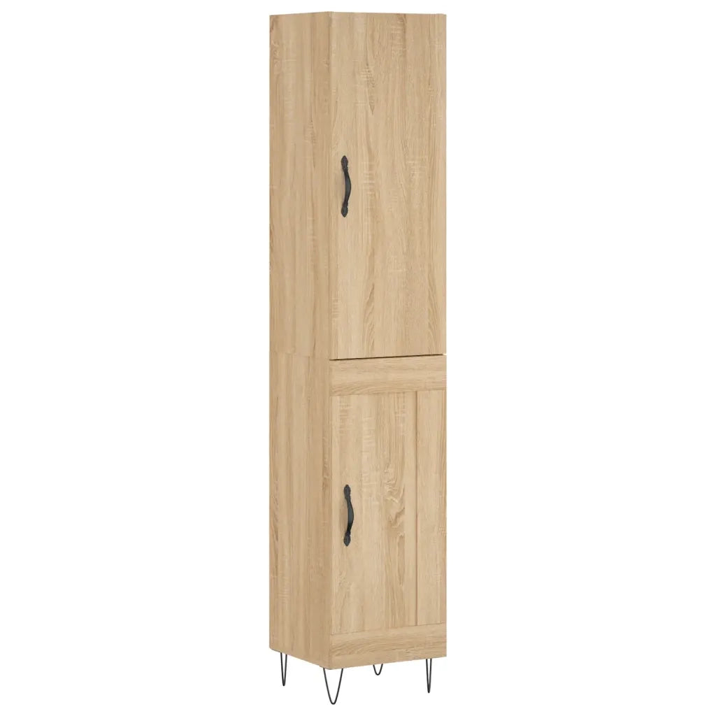 Credenza Rovere Sonoma 34,5x34x180 cm in Legno Multistrato 3199140