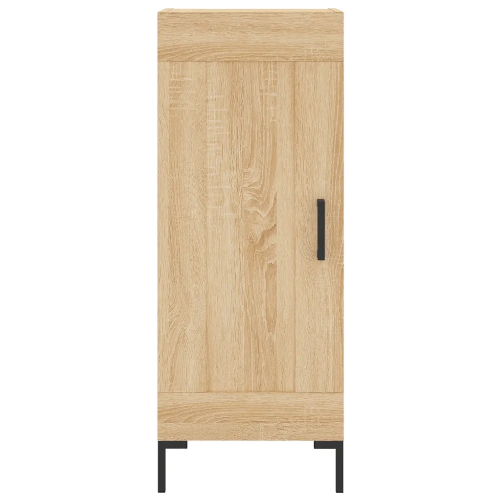 Credenza-Buffet-Armadio da cucina Rovere Sonoma 34,5x34x180 cm in Legno Multistrato 807938