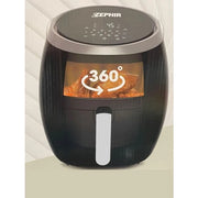 Zephir friggitrice ad aria xl 6lt 1800w display led nero zhc60n