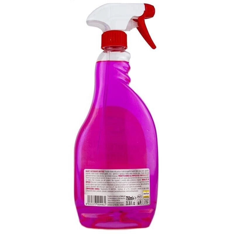 MAURY'S SPRAY 750ML MULTIUSO IGIENIZZANTE CON ALCOOL PER TUTTE LE SUPERFICI