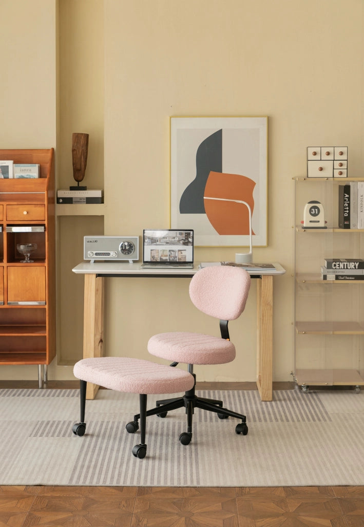 Sedia da Ufficio Velvet ¨C MINIMAL ¨C Girevole 360¡ã, Poggiapiedi Integrato, Regolabile