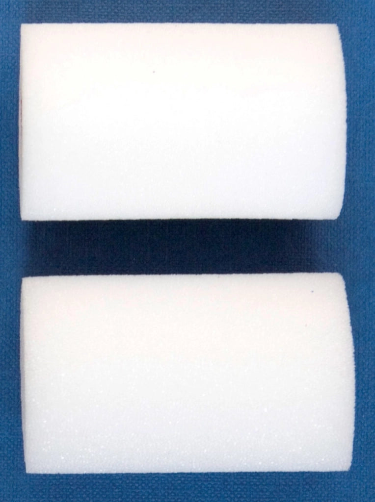 CONF. 2 RULLINI SPUGNA BIANCA  5 CM  1001-05K