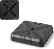 Base per ombrellone, ricaricabile, con base per ombrellone, con supporto a croce, 38/48 mm, per giardino, terrazza