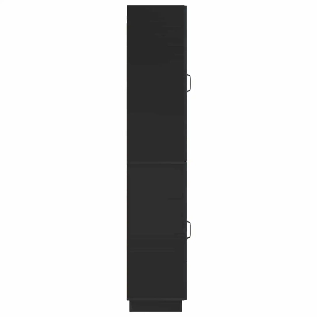 Set di armadi 2 pcs Nero Legno ingegnerizzato 3416791