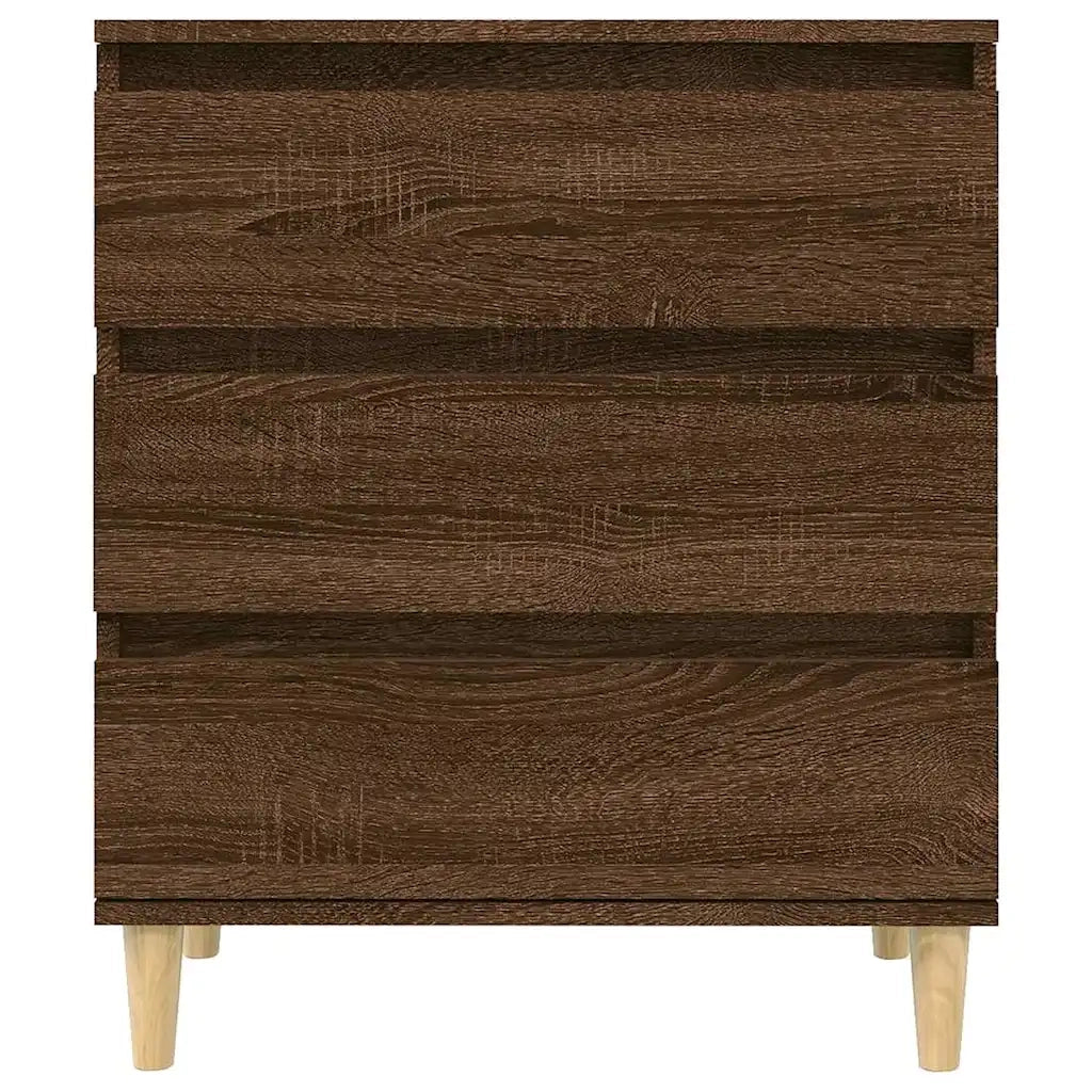 Credenza Rovere Marrone 60x35x70 cm in Legno Multistrato cod mxl 27282