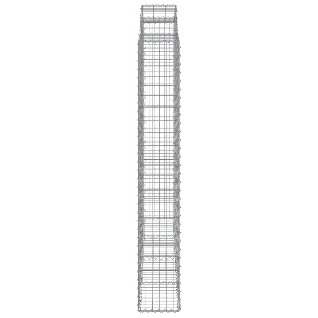 Cesti Gabbioni ad Arco 4 pz 200x30x200/220 cm Ferro Zincato