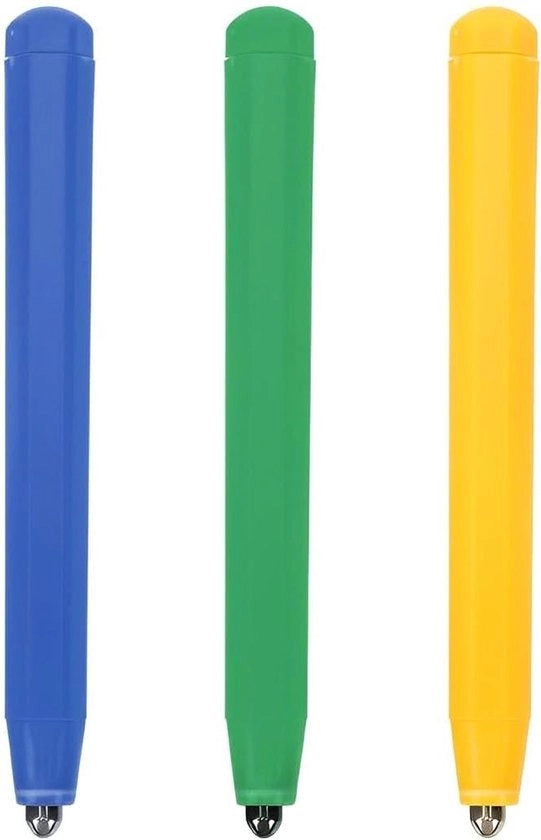 Penna Magnetica a 3 Pezzi per Tavolo di Disegno Magnetico - Multicolore