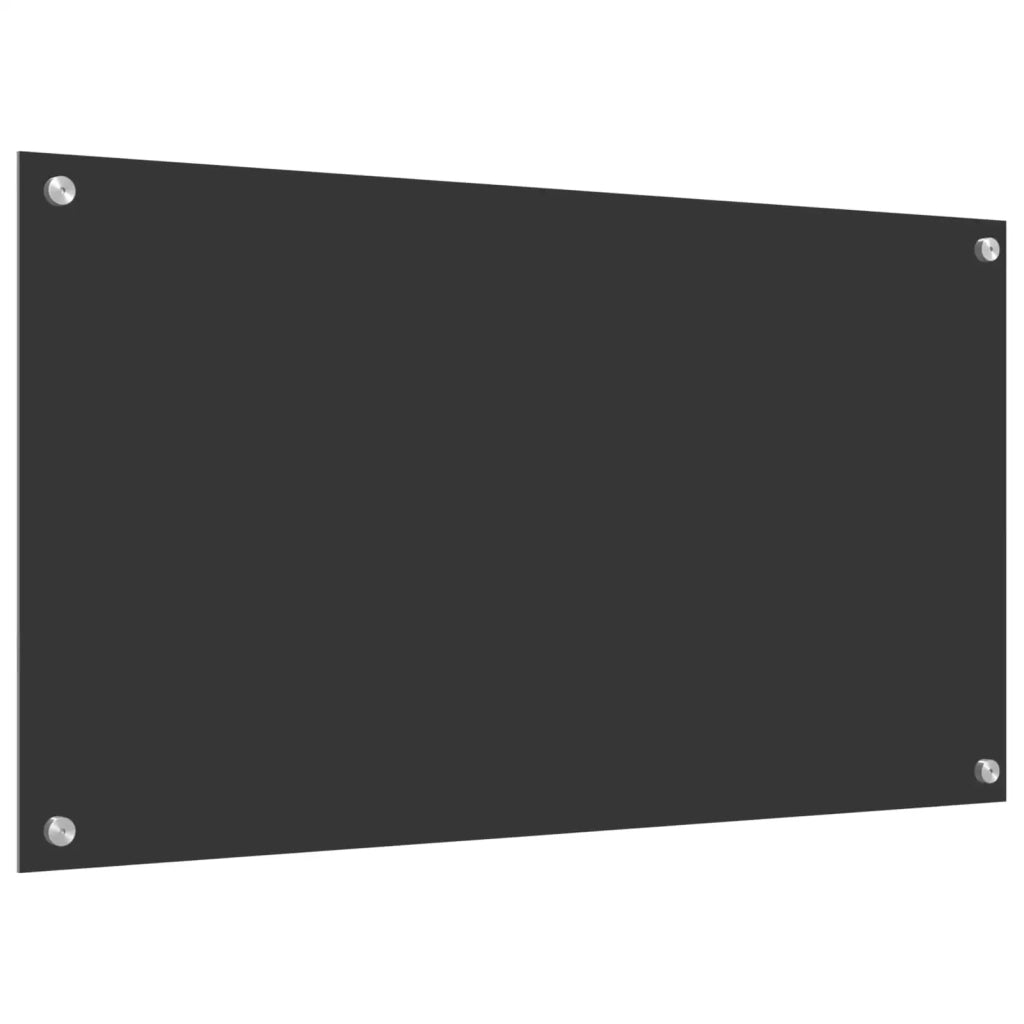 Schienale da cucina Grigio scuro 90 x 50 cm vetro temperato 42001245
