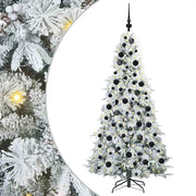 Albero di Natale | Decorazioni natalizie Artificiale con Rami Pieghevoli Bianco 180 cm