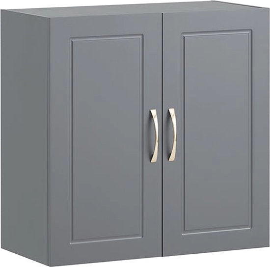 Cassa da Parete - Armadio per Bagno - Cassetto per Medicinali - Spazio di Archiviazione Multifunzionale - Pannelli Regolabili - Costruzione in MDF Robusta - 60 cm x 60 cm x 30 cm
