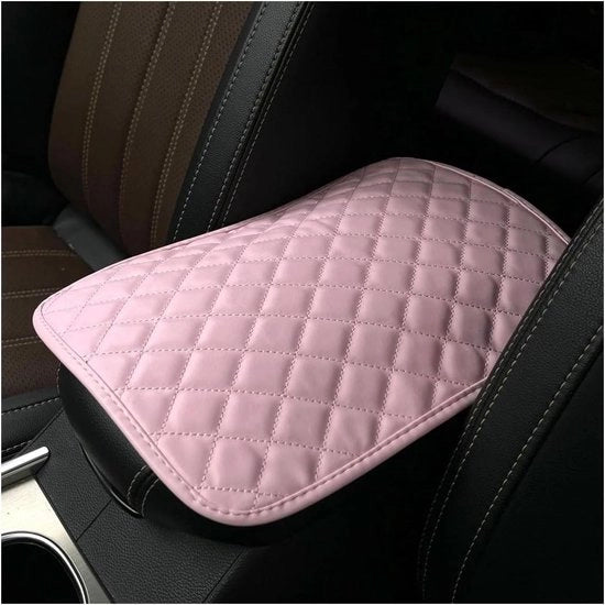 Cuscino di sostegno per auto, autoportatile, furgoni e SUV, impermeabile, rosso, in pelle.
