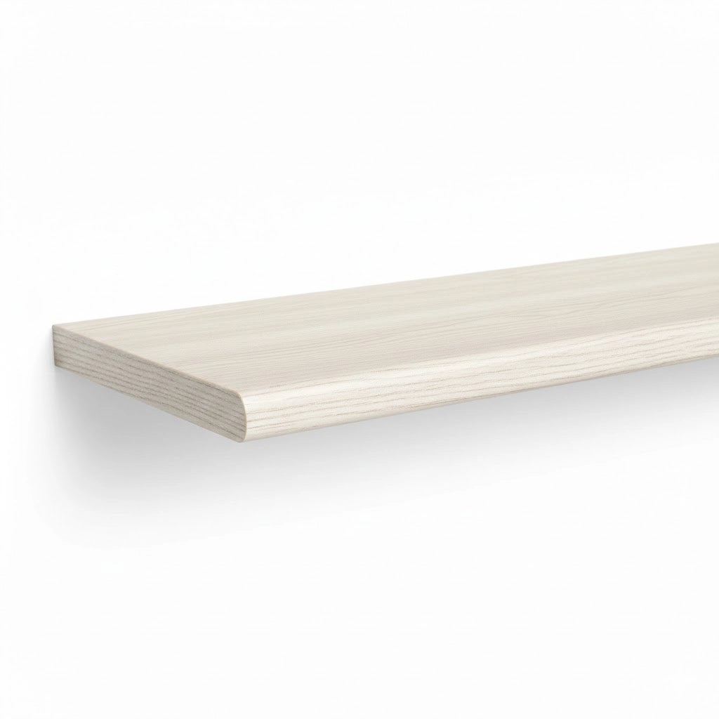 MENSOLA RETTANGOLARE STONDATA 'AMICA' 40x20 cm - spess. 1,8 cm - col. Rovere sbiancato