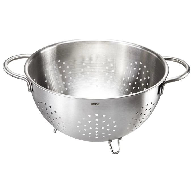 GEFU G28130 COLINO Colino Acciaio Inox 24 cm Capacita' 4 L con Maniglie e Lavabile in Lavastoviglie colore Acciaio inox