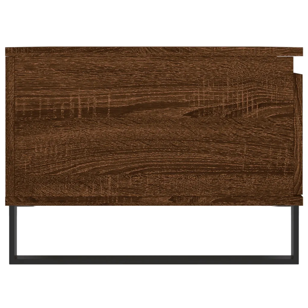 Tavolino da salotto | Tavolino da caff¨¨ | Tavolino da Soggiorno Rovere Marrone 90x50x36,5 cm in Multistrato