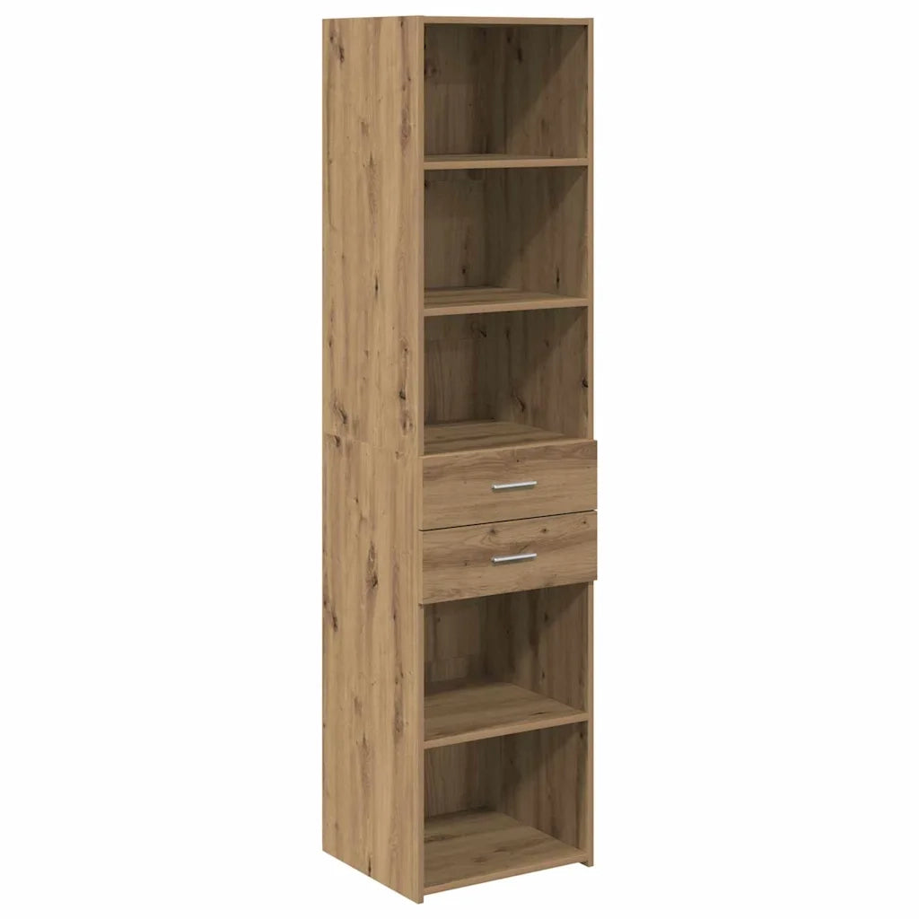 Credenza con Cassetto-Buffet-Armadio da cucina Rovere artigianale 45 x 42,5 x 185 cm