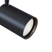 Faretto a LED per Sistema Illuminazione Binario 30W 4000K in Alluminio Vuoro  Nero