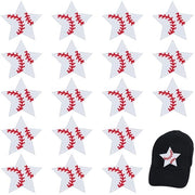 Pannelli Opstrijkbare 20 Stuks - Pannelli Gebordurati - Stile Sportivi - Accessori DIY - Abbigliamento/Bagagli/Cappelli - 76 mm x 72 mm - Strisce Aisolate con Superficie Adesiva