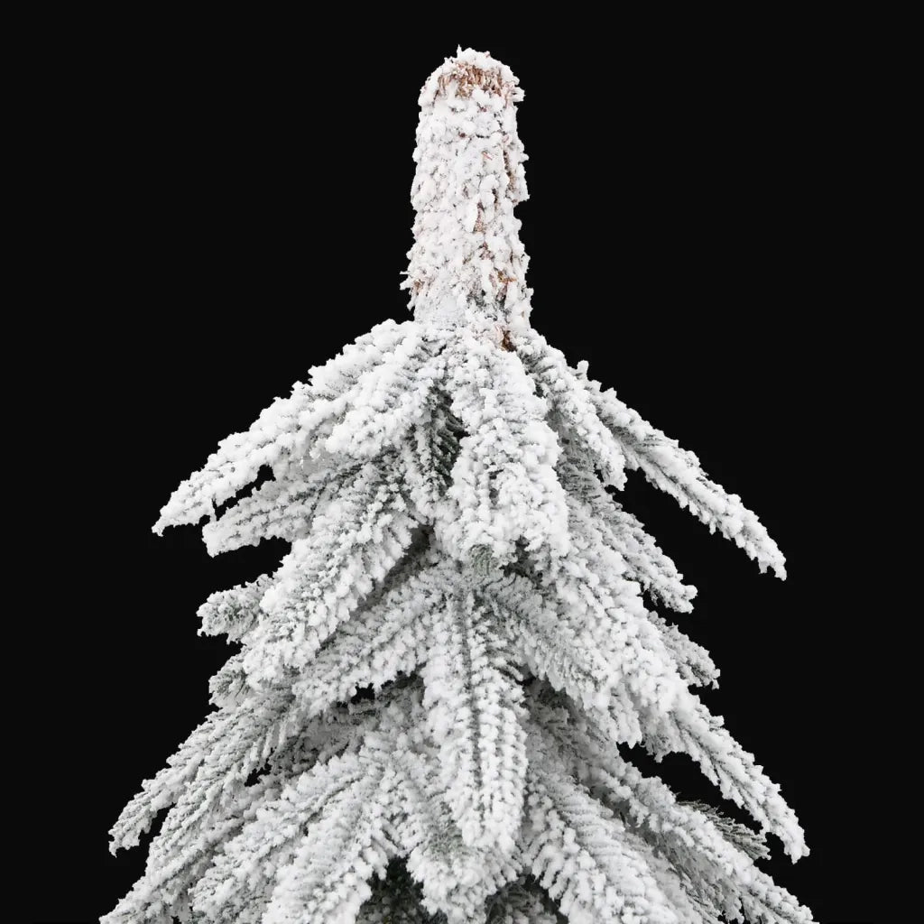 Albero di Natale Artificiale con Neve Fioccata 210 cm