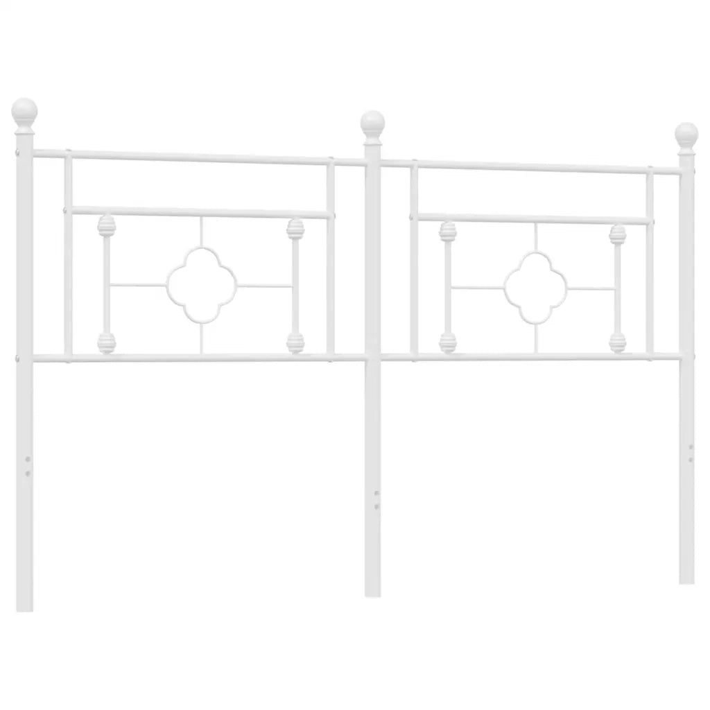 Testiera in Metallo Bianco 160 cm
