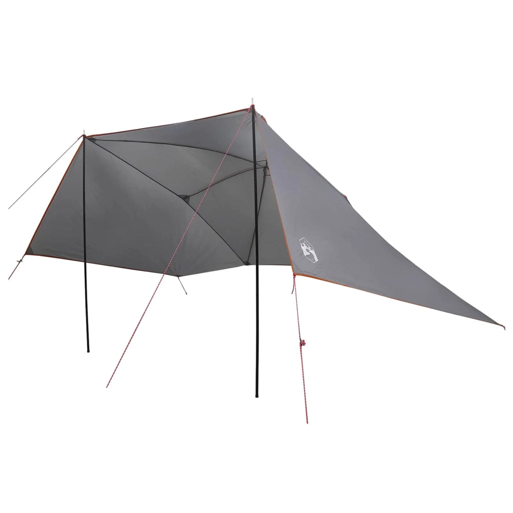 Tenda da auto con tetto Grigio e arancione 308 x 215 x 220 cm 42028549