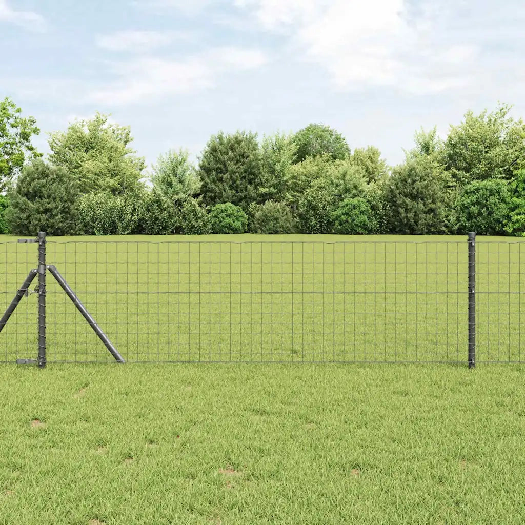 Palo della recinzione 2 pz Grigio 80 cm CFW7578389
