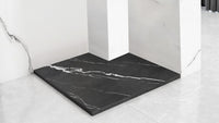 Piatto Doccia Bazalt Carrara Black 90x90
