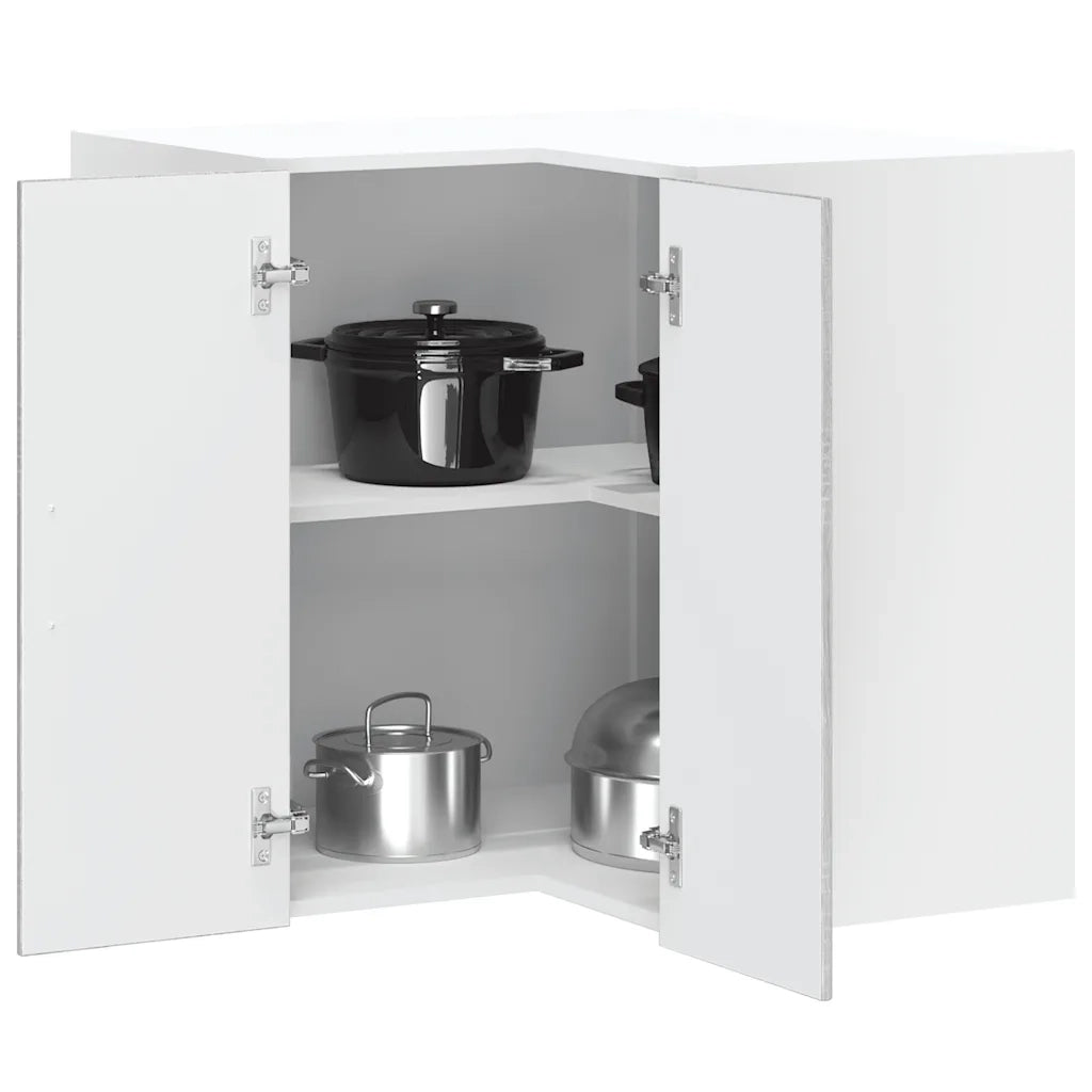 Pensile da Cucina ad Angolo Kalmar Grigio Sonoma in Truciolato 853623
