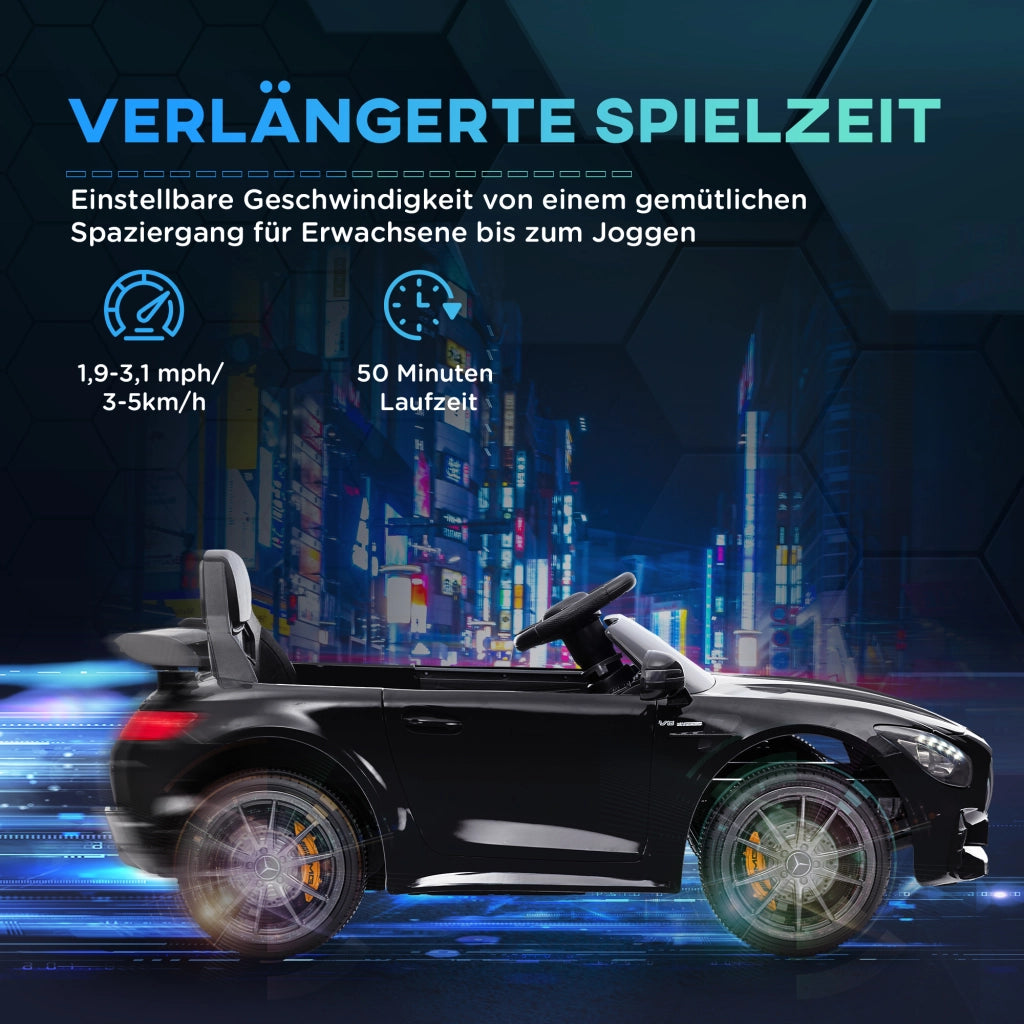 Auto elettrica per bambini Mercedes ¨C zephmum ¨C Nero