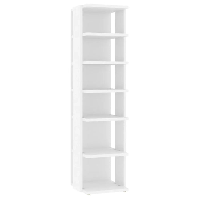 Scarpiere 2 pz Bianche 25x27x102 cm in Legno Multistrato cod mxl 77015