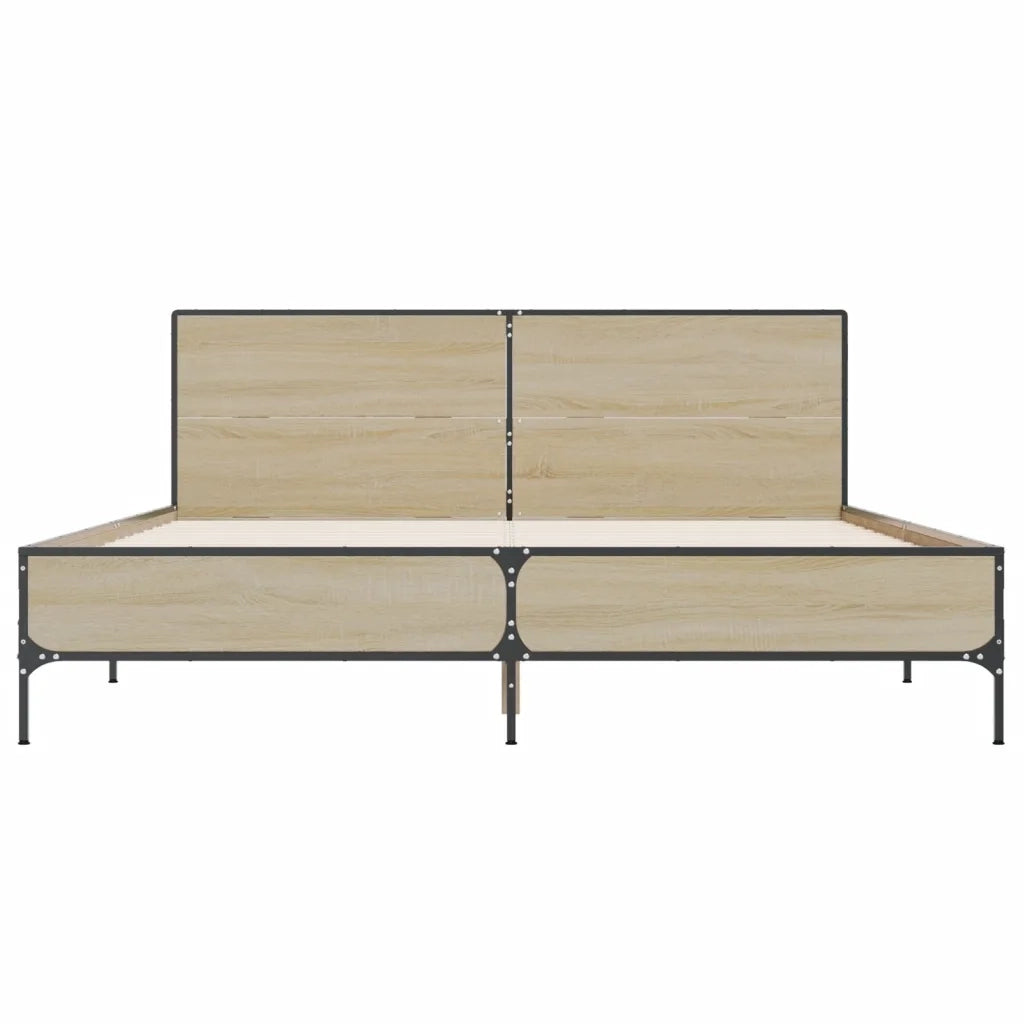 Giroletto Rovere Sonoma 120x190 cm in Legno Multistrato Metallo 3280023